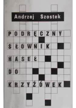 Podręczny słownik haseł do krzyżówek