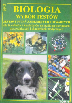 Biologia wybór testów Tom 1