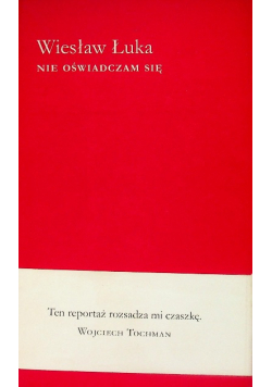 Nie oświadczam się