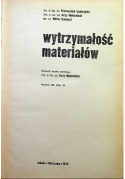 Wytrzymałość materiałów
