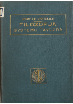 Filozofja systemu Taylora 1926 r.