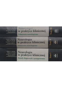 Neurologia w praktyce klinicznej Tom I do III