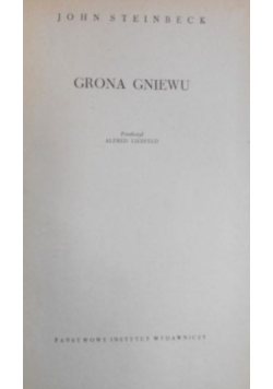 Grona gniewu