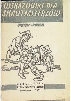 Wskazówki dla skautmistrzów 1946 r.