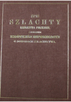 Spis szlachty Królestwa Polskiego