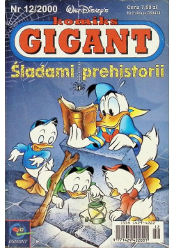 Komiks Gigant Nr 12 / 00 Śladami prehistorii