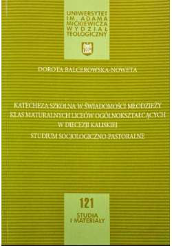 Katecheza szkolna w świadomości młodzieży