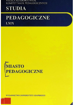 Studia Pedagogiczne