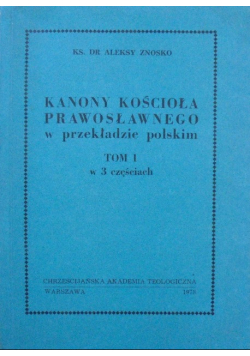 Kanony Kościoła Prawosławnego
