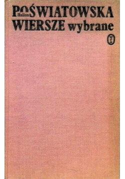 Wiersze wybrane Poświatowska