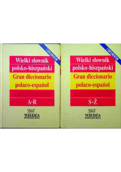 Wielki słownik Polsko Hiszpański Tom 1 i 2