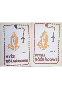 Myśli różańcowe Tom I i II