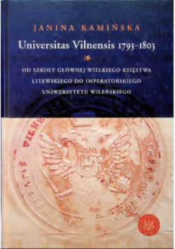 Universitas Vilnensis 1793 1803