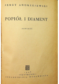 Popiół i diament 1948 r.