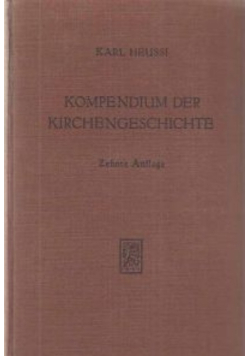 Kompendium Der Kirchen Geschichte