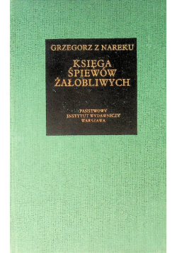 Księga śpiewów żałobliwych