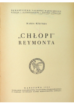 Chłopi Reymonta 1950 r.