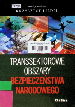 Transsektorowe obszary bezpieczeństwa narodowego