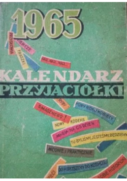 Kalendarz przyjaciółki 1965