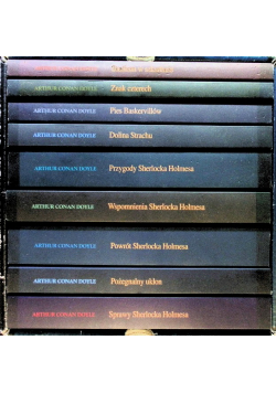 Kompletne wydanie książek o Sherlocku Holmesie Tomy od 1 do 8