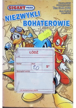 Gigant poleca Tom 170 Niezwykli bohaterowie