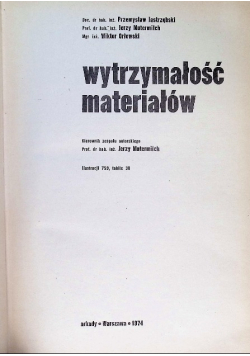 Wytrzymałość materiałów