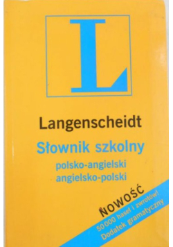 Langenscheidt. Słownik szkolny polsko-angielski, angielsko-polski
