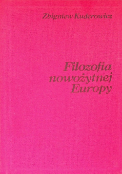 Filozofia nowożytnej Europy