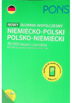 Nowy słownik współczesny niemiecko - polski polsko - niemiecki