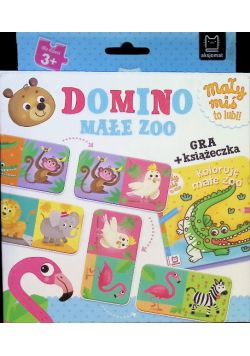 Domino Małe zoo Mały miś to lubi! Gra + książeczka, 3+