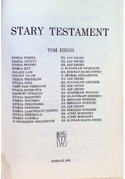 Biblia to jest Pismo Święte Starego i Nowego Testamentu Stary Testamnet Tom 2
