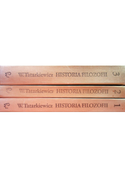Historia filozofii Tom I do III