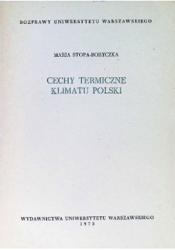 Cechy termiczne klimatu Polski