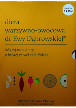 Dieta warzywno -owocowa dr Ewy Dąbrowskiej Tom od 1 do 3
