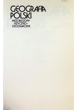 Geografia Polski Mezoregiony fizyczno geograficzne