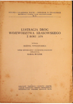 Lustracja dróg województwa krakowskiego z roku 1570