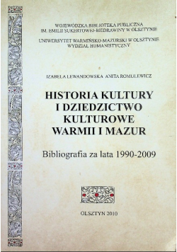 Historia kultury i dziedzictwo kulturowe Warmii i Mazur