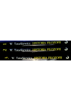 Historia filozofii Tom 1 do 3