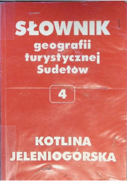 Słownik geografii turystycznej Sudetów 4 Kotlina Jeleniogórska
