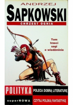Wiedzmin Tom 3 Chrzest ognia