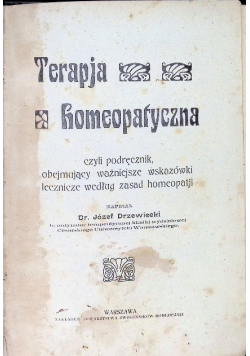 Terapja homeopatyczna 1904 r.