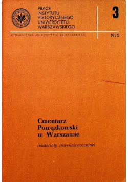 Cmentarz Powiązkowski w Warszawie Nr 3
