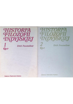 Historia filozofii indyjskiej Tom I i II