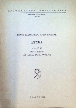 Etyka Część II