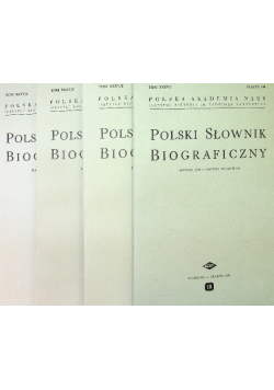 Polski Słownik Biograficzny Tom XXVIII Zeszyt 1 do 4