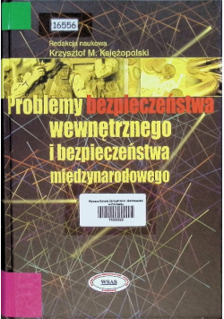 Problemy bezpieczeństwa wewnętrznego i międzynarodowego