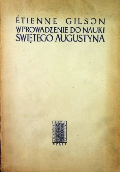 Wprowadzenie do nauki świętego Augustyna