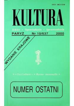 Kultura Nr  10/00