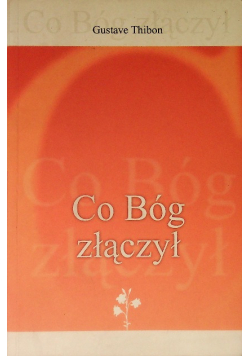 Co Bóg złączył