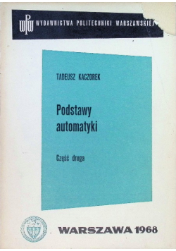 Podstawy automatyki Część 2